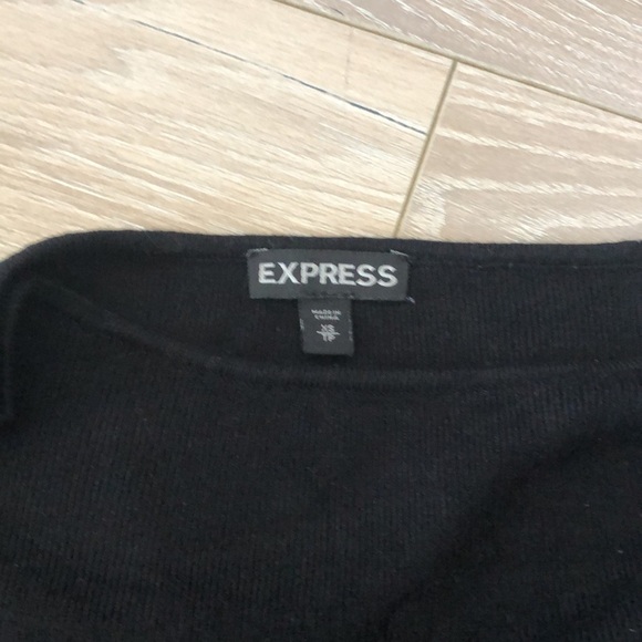 Express Black Bell Sleeve Sweater - Picture 3 of 6
